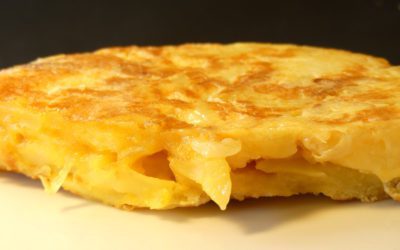 Tortilla de Patata. Receta vegetariana