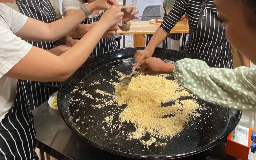 Curso de paella para empresas en Barcelona
