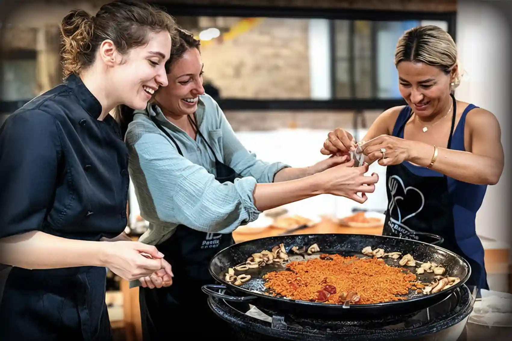 Live a culinary team building experience in Barcelona designed for companies and groups, where cooking becomes the best way to connect, collaborate and enjoy together.