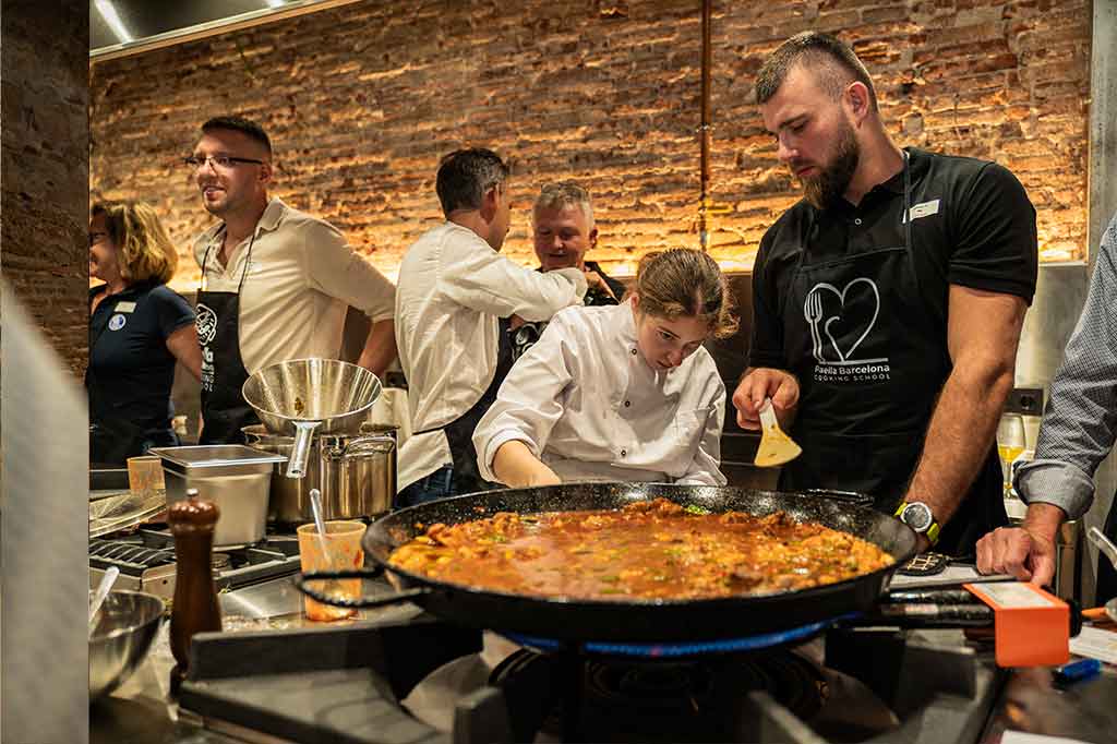 Gastronomic spaces for Cooking Team Building in Barcelona, activities for groups and corporate teams