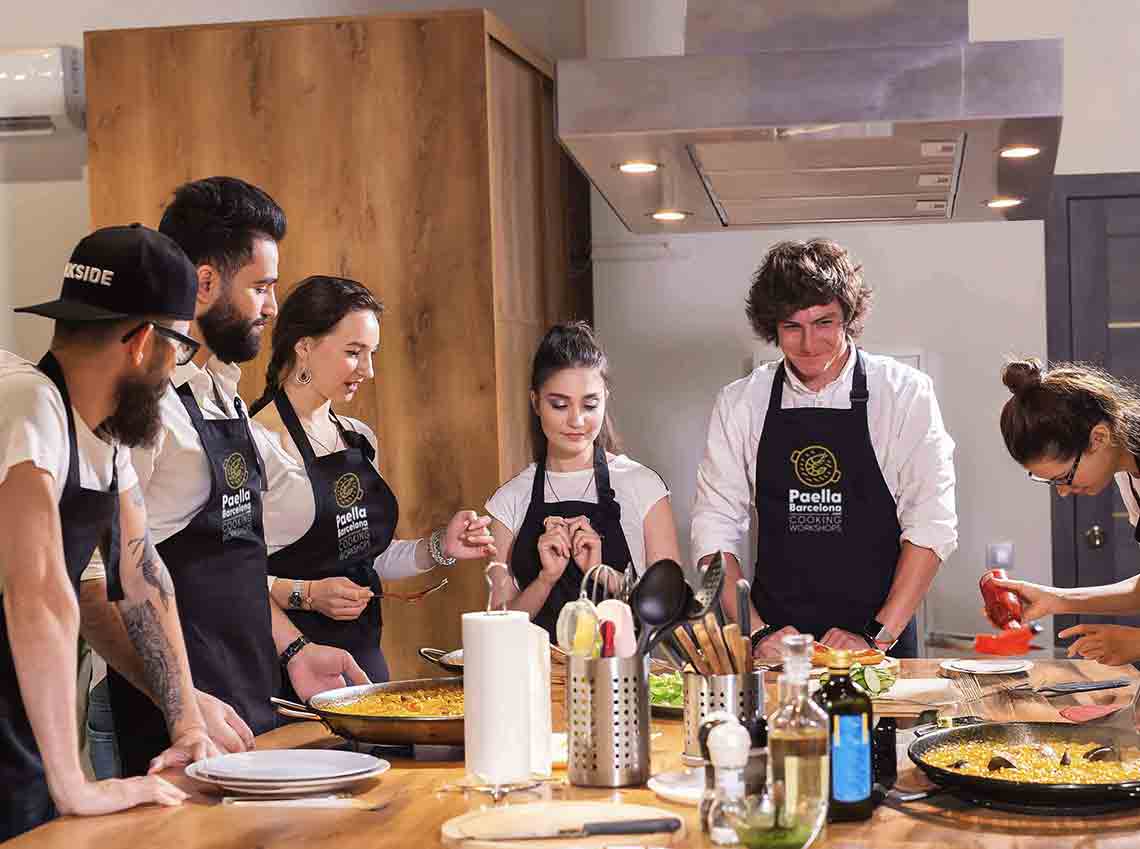 Team Building de culinario en Barcelona, actividades para grupos y equipos de empresas