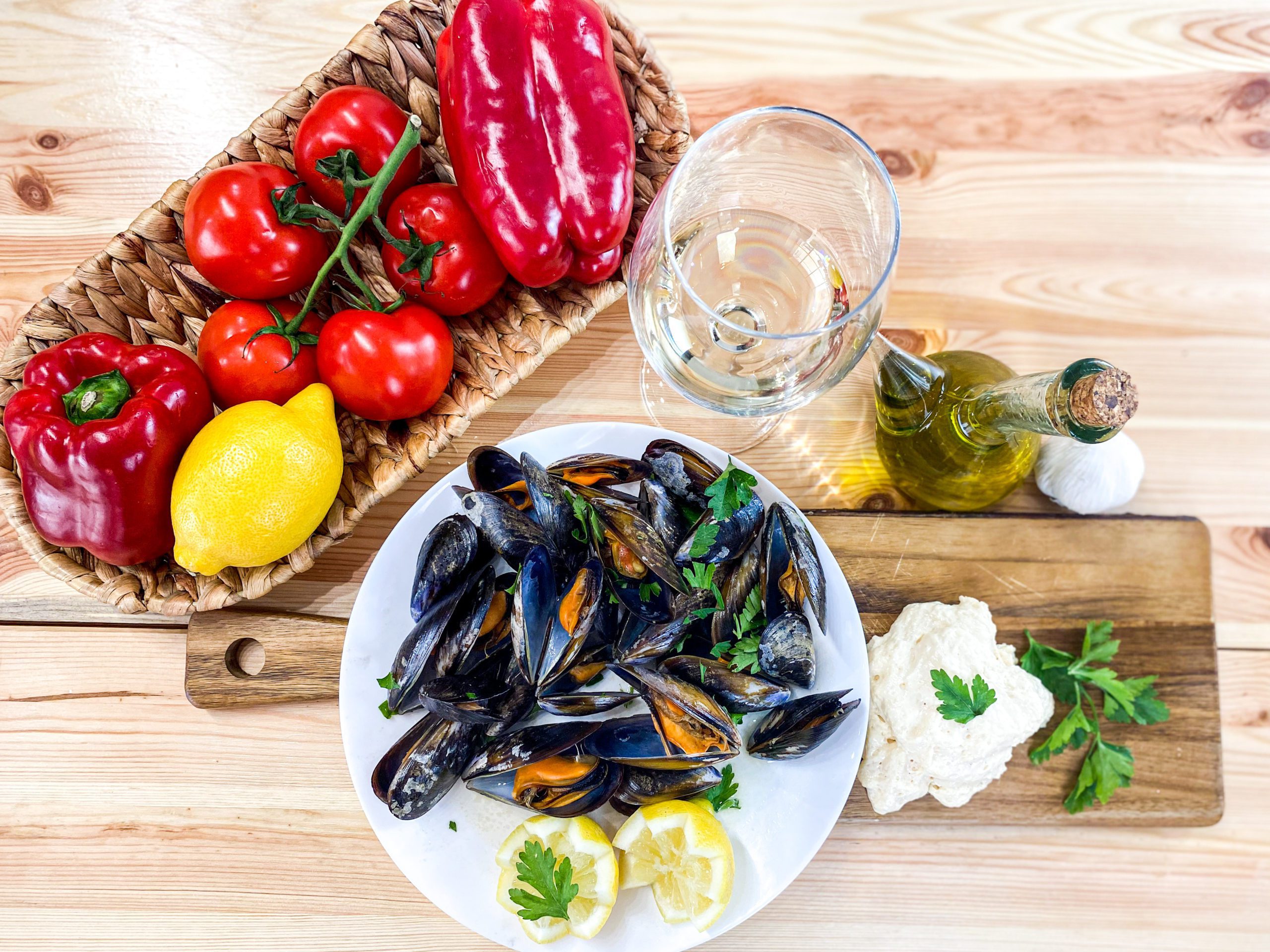 Mussels in White Wine. Easy Tapas recipe